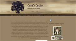 Desktop Screenshot of coryscuties.com